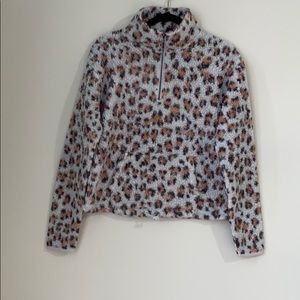 So Cozy Sherpa Women’s Sweater Half ZIP Pullover